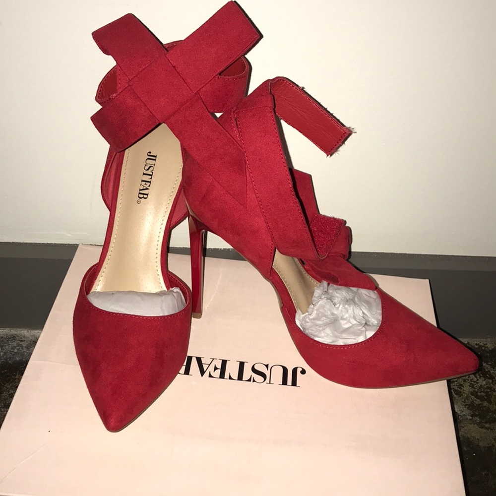 Red JustFab shoes